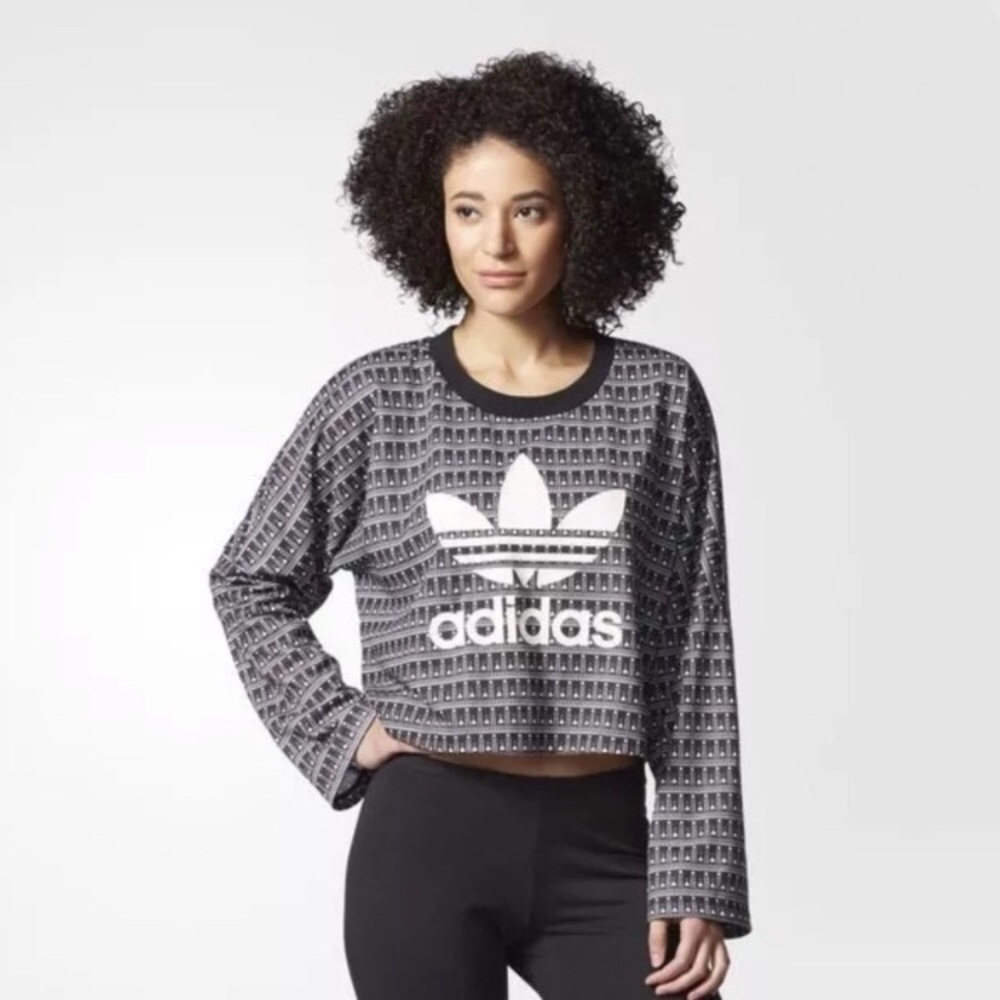 Adidas • NWT Pavao Cropped Sweatshirt